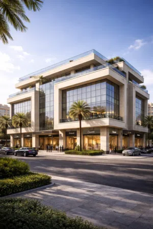 مجمع تجاري فاخر في عمّان بعائد 650 ألف دينار سنوياً ومواقف لـ120 سيارة