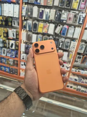 iphone 17 pro max  256g esim orange جهاز وكالة مع كرتونة  بسعر حرق
