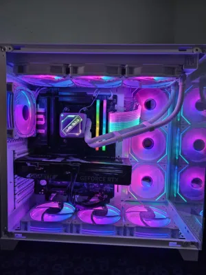 RYZEN 7 9800X3D + RTX 5070 DDR5 RAM 32GB 6000MHZ جهاز كمبيوتر العاب بحال الوكاله