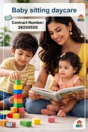 Baby sitting daycare available in hoora exhibition road near KFC for more information call or whats