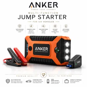 اقوى شاحن سيارات فعلي متعدد الاستخدامات 10000mAh