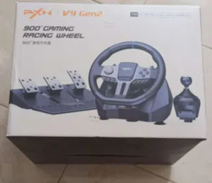 ستيرنج V9 GEEN2 قير عادي 6غيارات بتشغل بلايستيشن 3/4/5 استعمال خفيف جدا مع كرتونه وكامل القطع