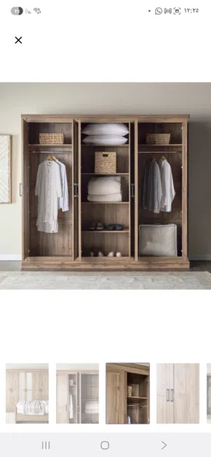 خزانه ملابس 6  أبواب من هوم سنتر