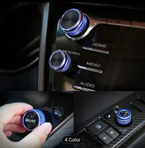 Set of 5 Aluminium Decorative Rings for TOYOTA Camry 2018 - خمس حلقات تزيينية من الألومنيوم