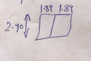 باب حديد ظرفتين