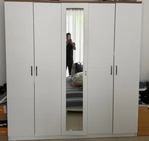 White home center wardrobe