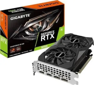كرت شاشة Rtx 3050 مستعمل نسخة 8G Gigabyte للبيع - بدون باكو