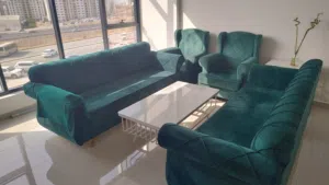 طقم جلوس مع الطاولة - sofa set with table