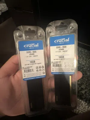 32 ram ddr5 crucial 5600mhz