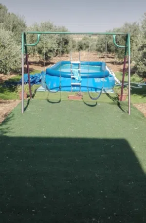 مسبح عائلي حجم كبير 6.5م*4م ارتفاع 105سم بحاله ممتازه امريكي انتكس مع كل اغراضه