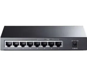 Network-switch احترافي مع 8PoE/2Uplink ،اداء عالي لتشغيل كاميرات المراقبة ودعم الشبكات الحديثة بثباث