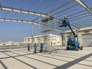 شركة سجايا متخصصين في تصميم وتصنيع الهياكل المعدنية الفولاذية وألواح الساندويتش بانل Steel Structure