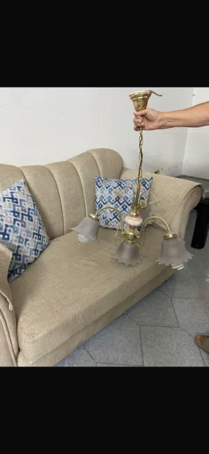 ثرية نوع مورانو مطلية ذهب
