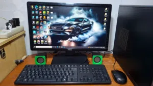 كمبيوتر ديل اصلي مع كامل ملحقاته لدراسة والالعاب والعمل PC Dell OPTIPLEX 3020 ssd gta v grand pubg