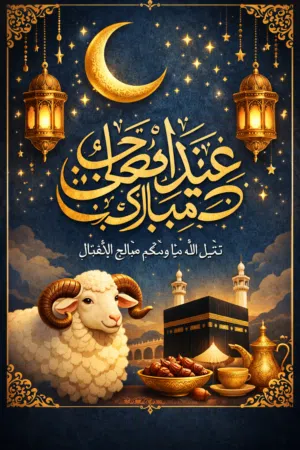 بطاقات تهنئة عيد الاضحى