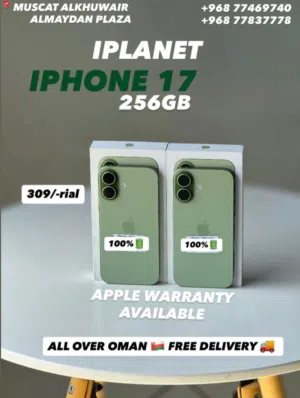 iPhone 17-256 GB with 100% Battery life - Fine and smooth condition