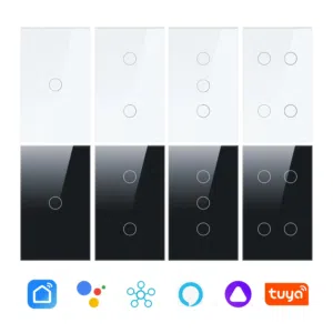 مفاتيح إنارة ذكية باللمس تحكم بالجوال والصوت smart switch