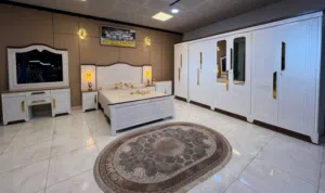 غرفه نوم خشب عراقي بتصميم مميز وعملي