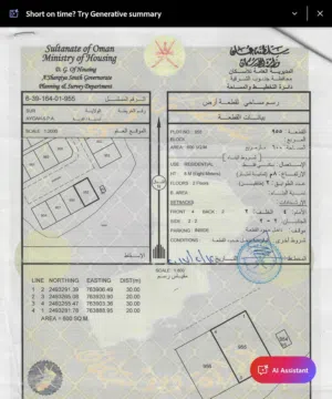 Residential Land for Sale in Al Sharqiya Sur