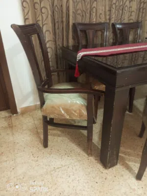 طاولت سفرة ست كراسي كراسي زان