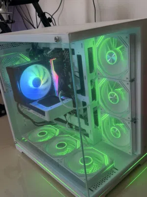 Custom white gaming pc