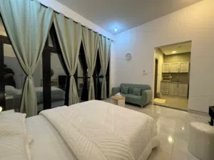 استوديو مفروش لايجار اول ساكن بمدينة الرياض جنوب الشامخة للتواصل ///Furnished studio apartment for r