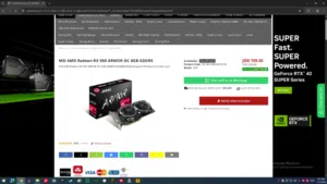Radeon RX 580 Series 8GB OC
