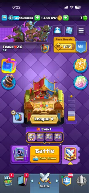 Clash royale /حساب كلاش رويال