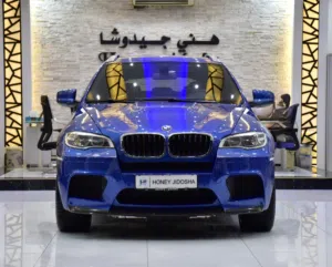 BMW X6 M ( 2013 Model ) in Blue Color GCC Specs This has done a mileage of 119,000 Km