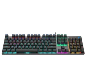 Gaming Keyboard - Power Top مضيء أكثر من لون . ألوان الإضاءة بالصور