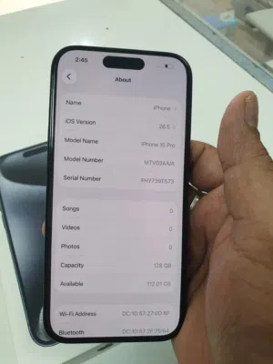 IPHONE 15 pro
