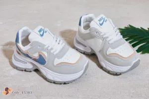 كوتشي NIKE اطفالي ترندي جداا في اللبس مقاس من 32 : 36 اسود لبني روز Code E5383 مستورد