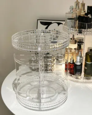 360° Rotating Makeup & Skincare Organizer (Brand New)