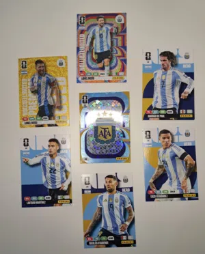 بطاقات كرة بانيني نادرة لمنتخب الأرجنتين   Rare Panini Argentina Team Cards