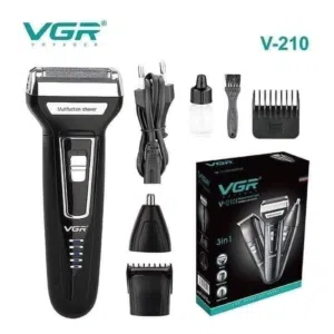 ماكينه حلاقه VGR  ماكينه الحلاقه 3 في 1 حلاقة شعر الراس و اللحيه قص شعر الراس  3 في 1