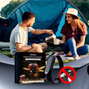 ساعة طارد البعوض الفيزيائي، سوار طارد الحشرات السيليكوني ،