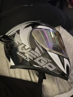 Vega black and grey brand new helmet