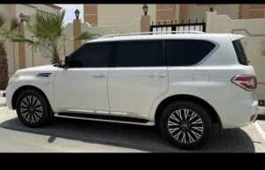 نيسان باترول بلاتنيوم 2015 كامل المواصفات المكينه 8V بدون صبغ و اول استخدام من المالك مباشرتا