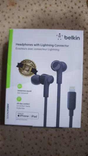 سماعه ايفون بلكن اصلي ضمان 3 اشهر