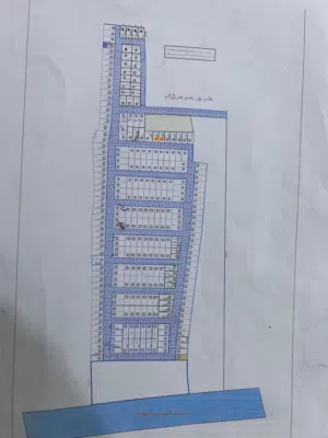 قطع اراضي 2خوات وحده مساحتها 185ولثانيه 190