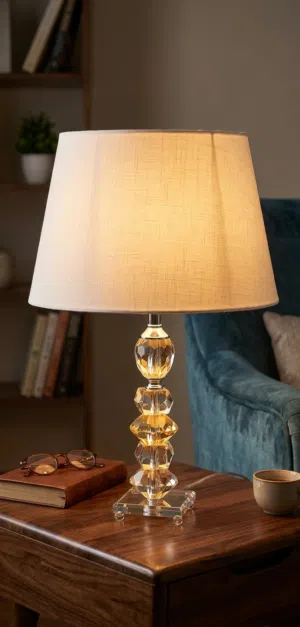 تيبل لامب كريستال اصلي