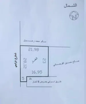 قطعة ارض للبيع 537 م2