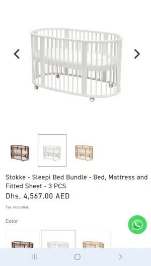 Stokke Sleepi Bed Bundle - Bed, Mattress and Fitted Sheet. Free delivery nearby