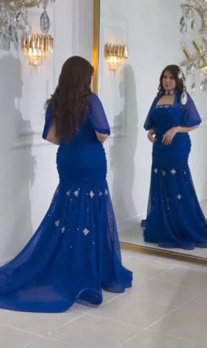 فستان سهره ازرق