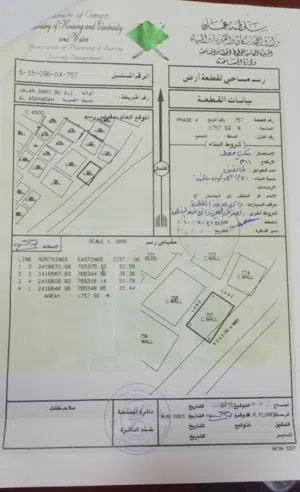 Residential Land for Sale in Al Sharqiya Ja'alan Bani Bu Ali