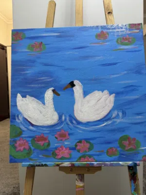 لوحة فنية عن طبيعة