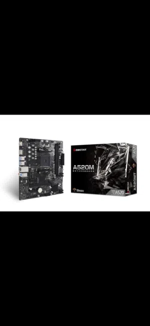 للبيع Ryzen 5 2400G + Biostar A520MT (ضمان سنة)
