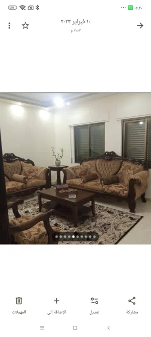 طقم كنب شبه جديد للبيع