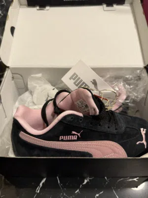 PUMA Speedcat Go OG Sneakers Black/Light Pink For Men/Women/Students