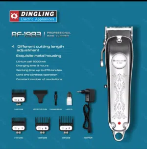 ماكينة الحلاقة الاصلية  2سرعة للرجال ماكينة حلاقة شعر معدنية بالكامل